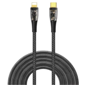 Кабель Wiwu Type-C to Lightning Cable 1.2м TM01, Чёрный