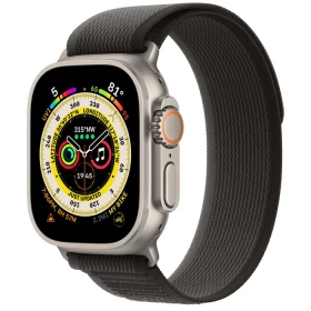 Apple Watch Ultra GPS+Cellular 49mm, ремешок "Black/Gray Trail Loop" размер S/M (MNHH3)