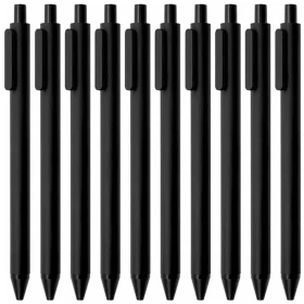 Набор гелевых ручек XiaoMi KACO Pure Plastic Gel Ink Pen K1015 (10 шт), Чёрный