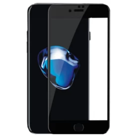 Защитное стекло для iPhone 8 Plus / iPhone 7 Plus 3D, Чёрный