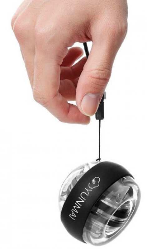 Кистевой тренажер Yunmai Powerball, чёрный. Фото 4