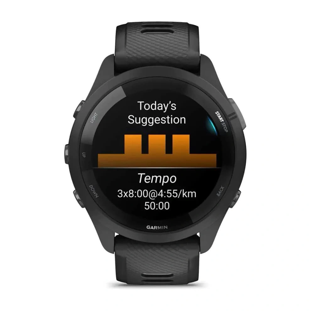 Умные часы Garmin Forerunner 265 Amoled Music Black. Фото 2