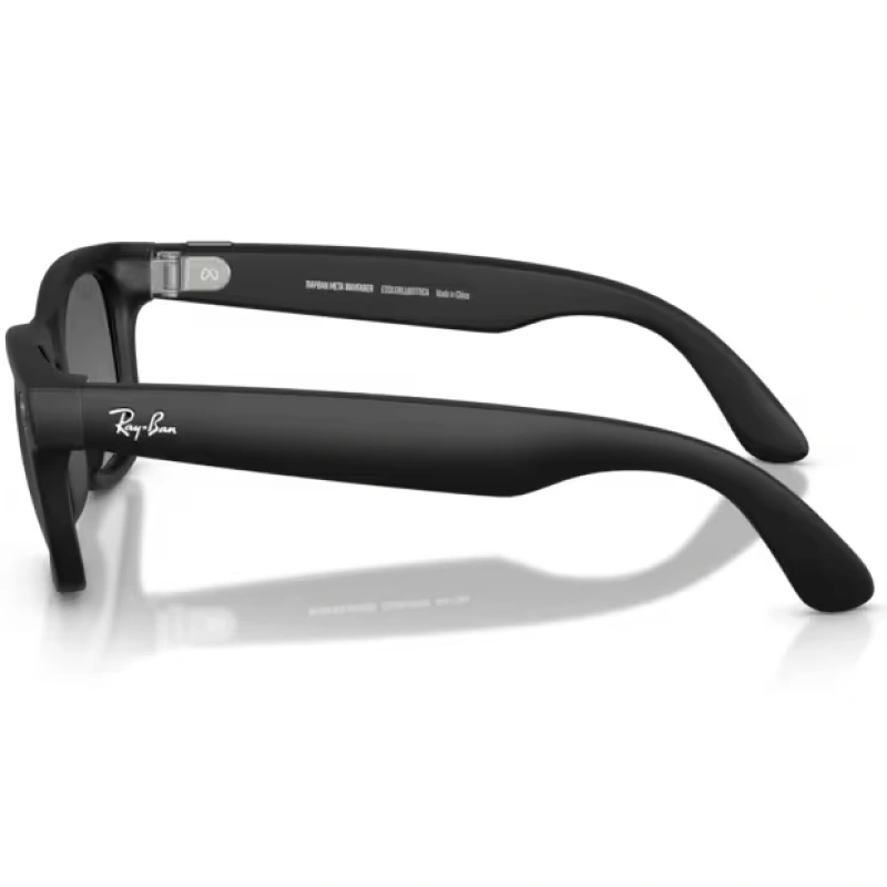 Умные очки Ray Ban Wayfarer (Gen 2) RW4012 Матовый черный/Графитовый градиент L 155-53mm (601/1ST353). Фото 3