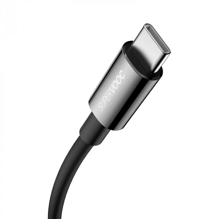 Кабель Baseus Superior Series (SUPERVOOC) Fast USB to Type-C 65W 1м, Чёрный (CAYS000901). Фото 2
