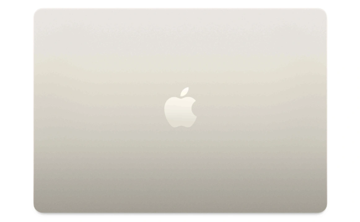 Ноутбук Apple MacBook Air 15" 2026 512 Гб Сияющая звезда (MDVD4) (M5, 10C CPU/10C GPU, 16Гб, 512Гб SSD). Фото 3