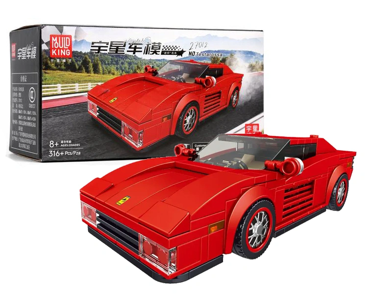 Конструктор Mould King Models 27012. Ferrari Testarossa, 316 деталей. Фото 1