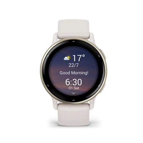 Умные часы Garmin Vivoactive 5 Ivory/Cream Gold. Фото 5