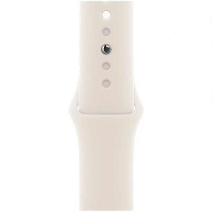 Apple Watch SE LTE 2024, 44 мм, алюминий цвета "сияющая звезда", Starlight Sport Band, S/M (MRGV3). Фото 3