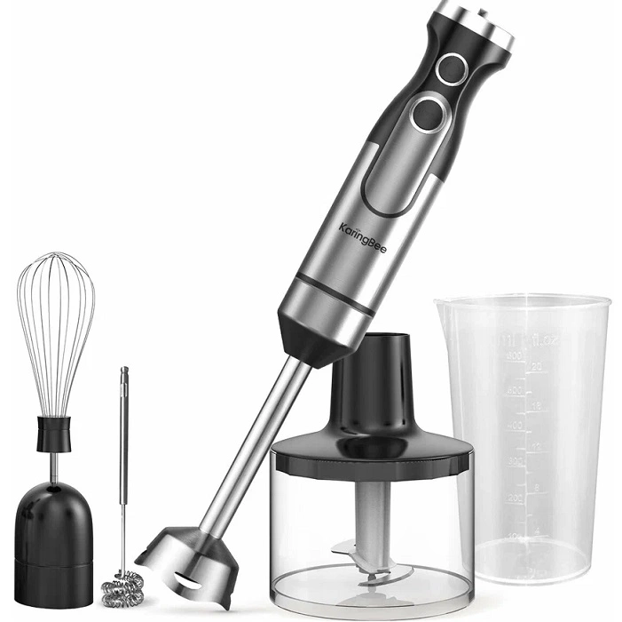 Блендер погружной KaringBee FY-8052 5 в 1, Чёрный. Фото 2