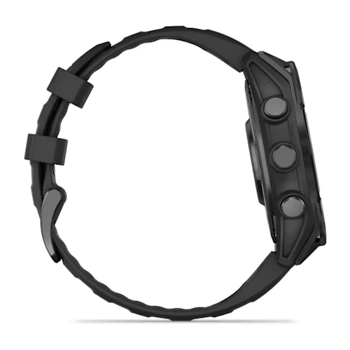 Умные часы Garmin Fenix 8 47mm, Slate Gray with Black Silicone Band. Фото 4