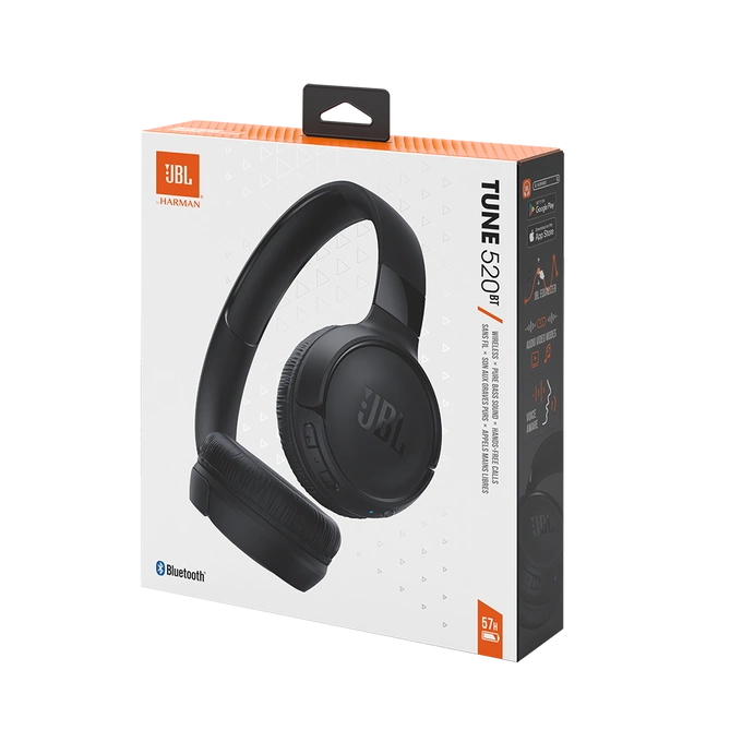 Беспроводные наушники JBL Tune 520BT, Чёрные. Фото 7