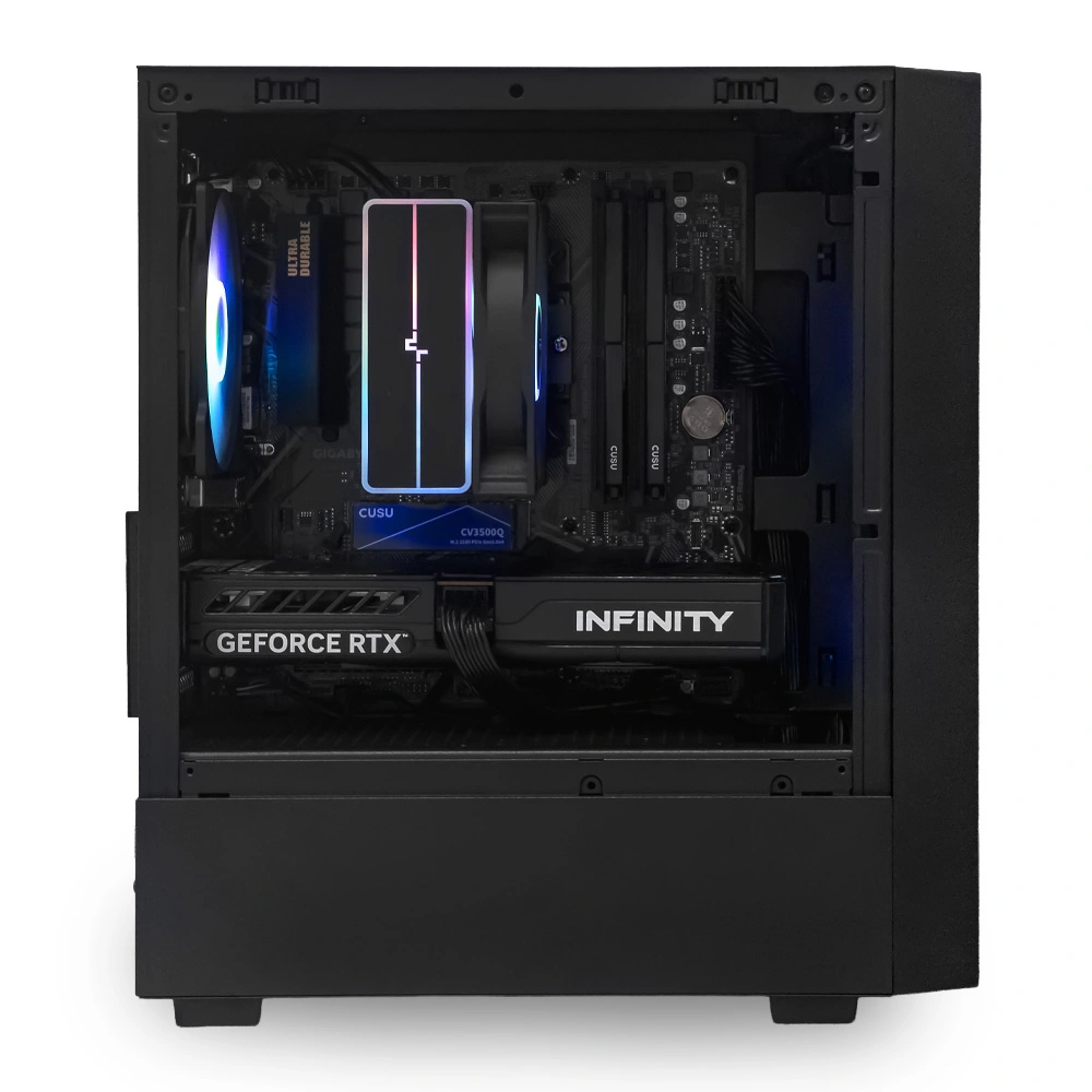 Системный блок CORE M (SM02 Ryzen 5 5600, 32Gb DDR4, RTX5060, SSD 1Tb M.2, Gigabyte B550M DS3H, 550Вт). Фото 2