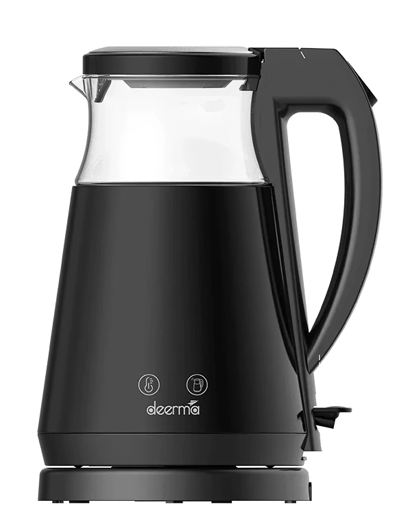 Электрический чайник Deerma DEM-SH90W, Чёрный. Фото 2