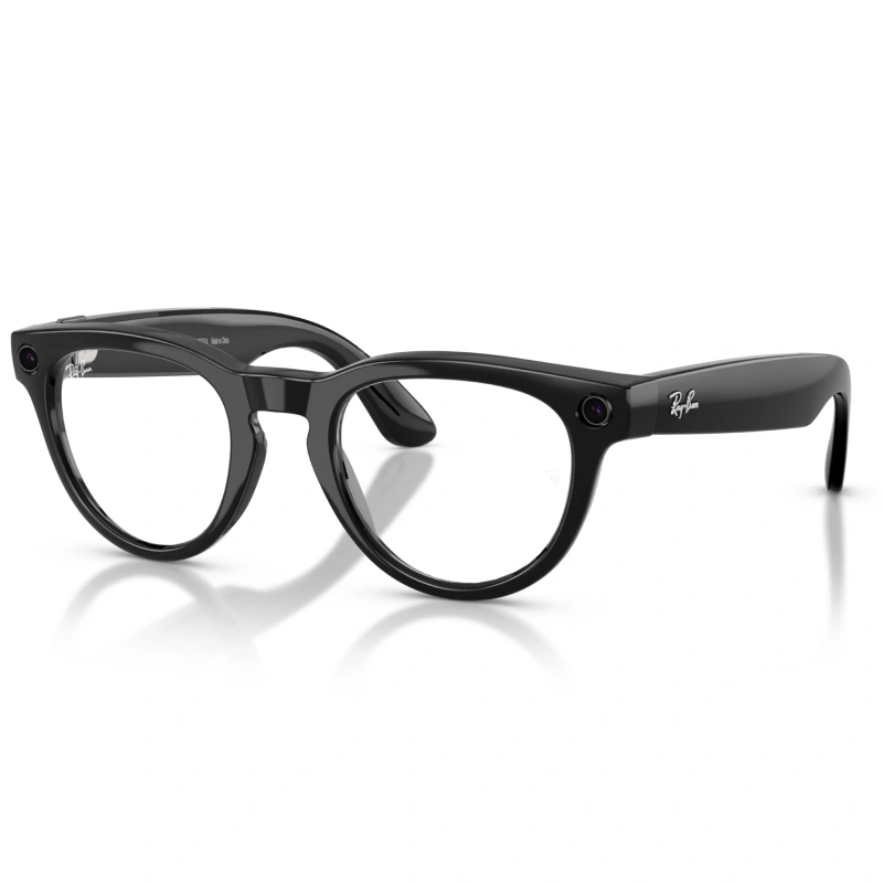 Умные очки Ray Ban Headliner (Gen 2) RW4013 Глянцевый чёрный/Серо-зелёный фотохром M 150-50 (601/1M50). Фото 1