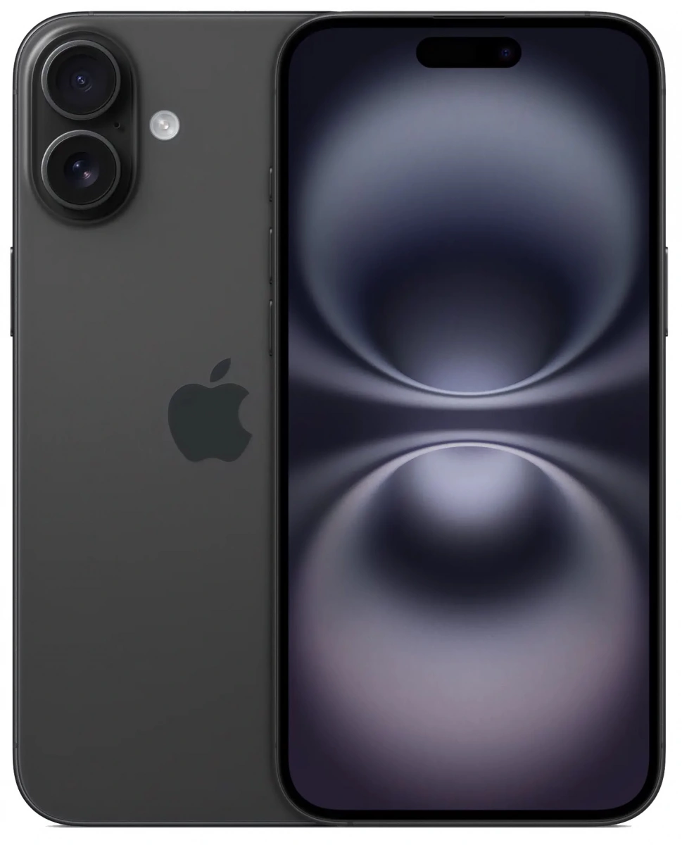 Смартфон Apple iPhone 16 Plus 128Гб Чёрный (eSIM+SIM) (Без RuStore). Фото 1