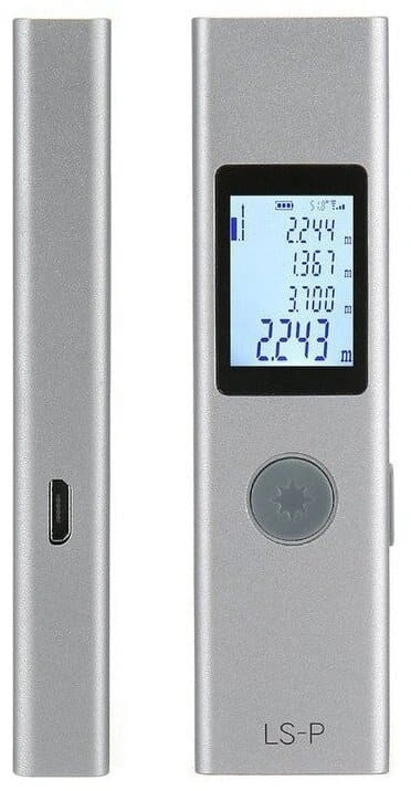 Лазерный дальномер Duka LS-P (40 м), тёмно-серый. Фото 3