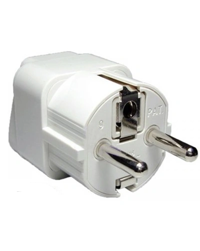 Сетевой переходник для евророзетки с заземлением. Фото 1