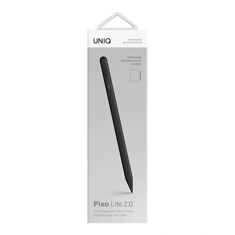 Стилус Uniq PIXO LITE 2.0 Magnetic Stylus for iPad, Чёрный (PIXOLITE2-BLACK). Фото 2