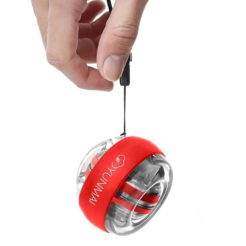 Кистевой тренажер Yunmai Powerball, красный. Фото 5