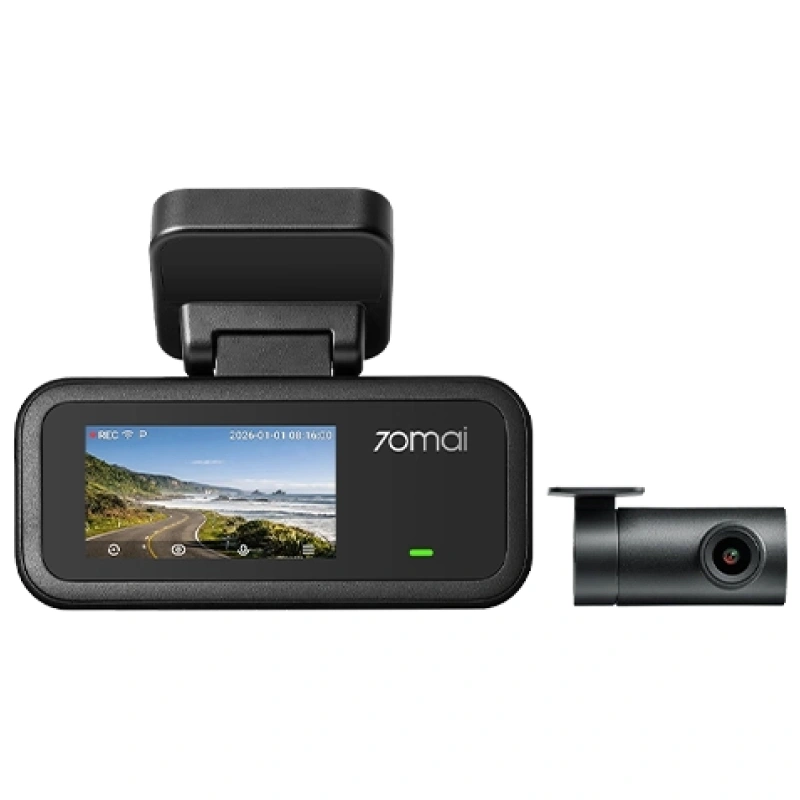 Видеорегистратор 70mai Dash Cam A210 Set, Чёрный. Фото 1