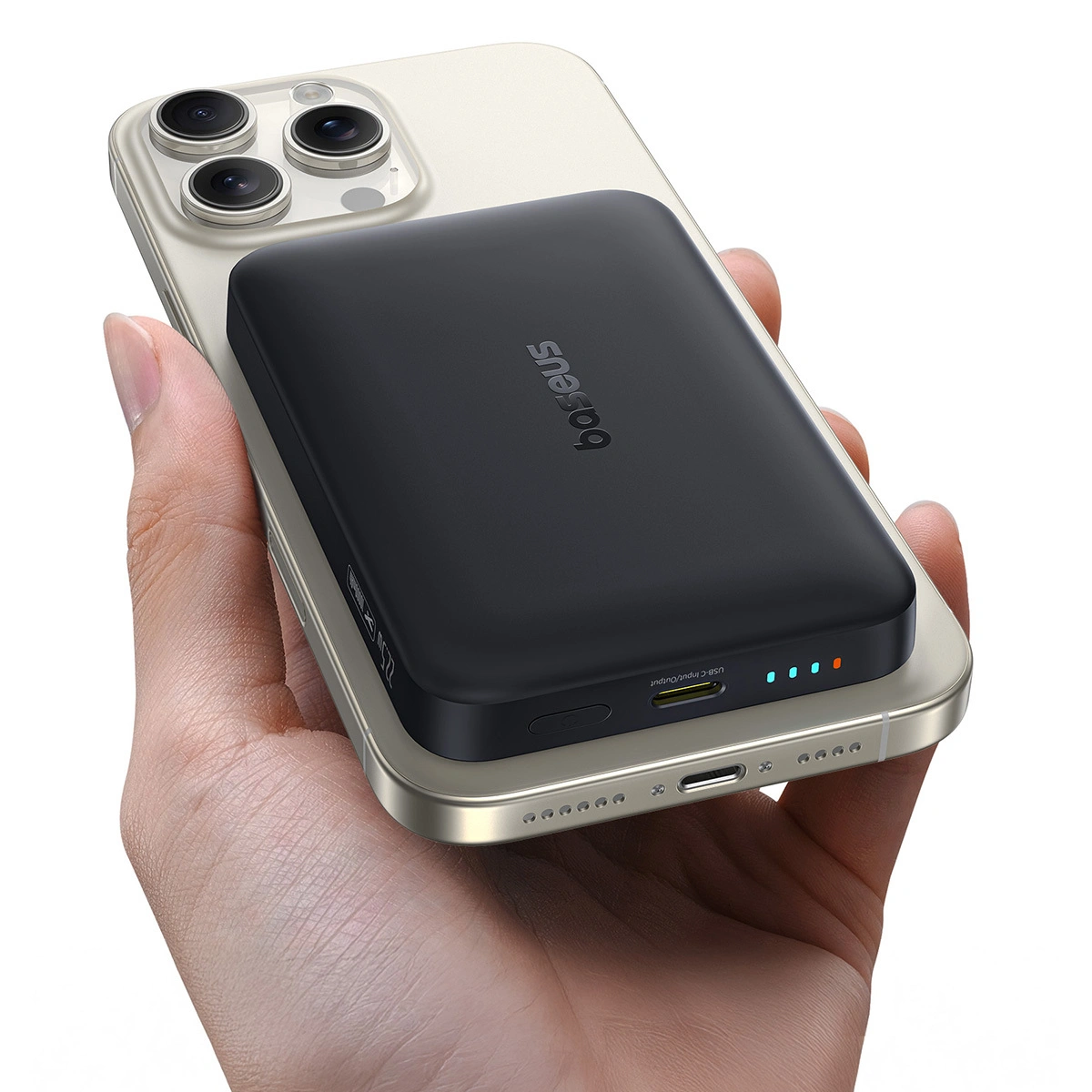 Внешний аккумулятор Baseus MagSafe EnerFill FM11 22.5W 10000mAh, Черный (E0026602). Фото 6