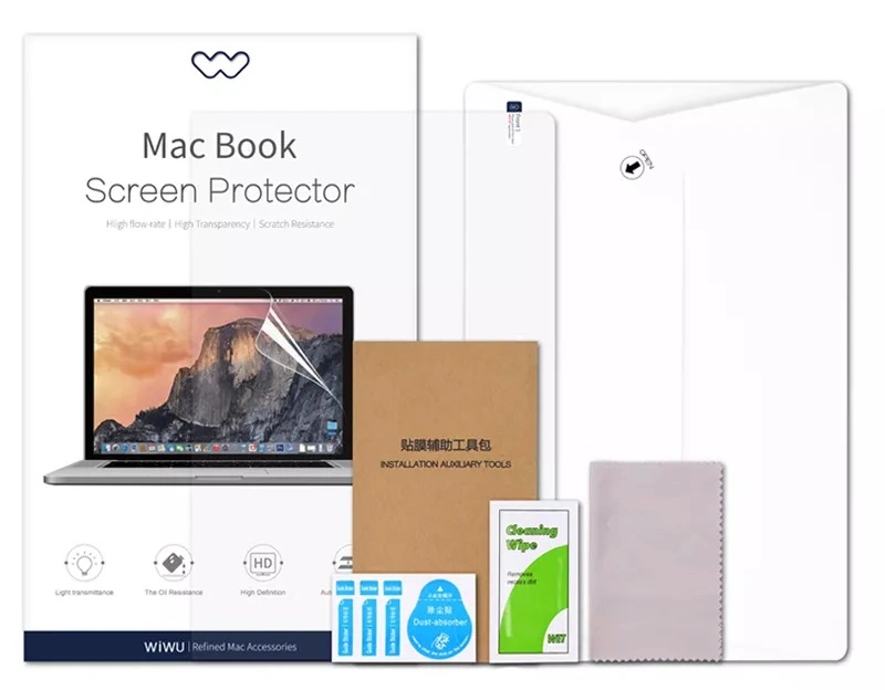 Защитная плёнка Wiwu для Apple Macbook Air 13/ 13 Pro, Прозрачная. Фото 1