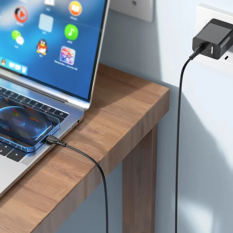 Кабель Borofone BX51 Type-C for Lightning 12W 2.4A 1м, Black. Фото 5