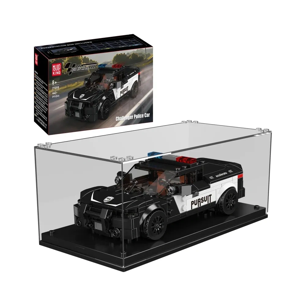 Конструктор Mould King Models 27098. Challenger Police Car, 443 деталей. Фото 1