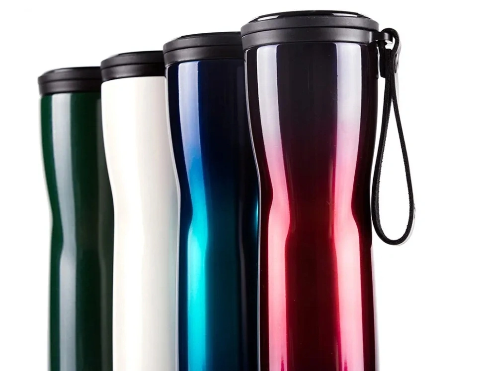 Термокружка Kiss Kiss Fish Moka OLED (430ml), White. Фото 4