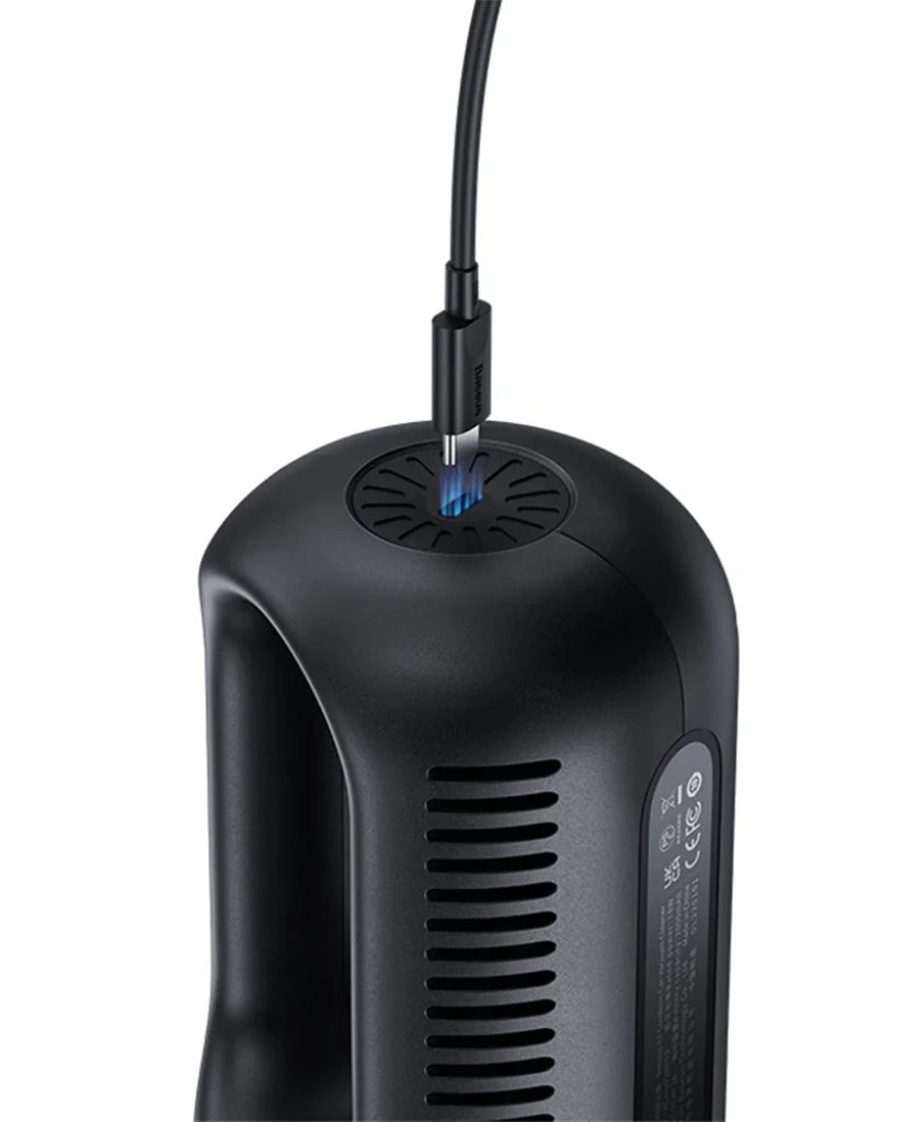 Автомобильный пылесос Baseus AP01 Handy Vacuum Cleaner (5000pa), Чёрный (C30450100111-00). Фото 3