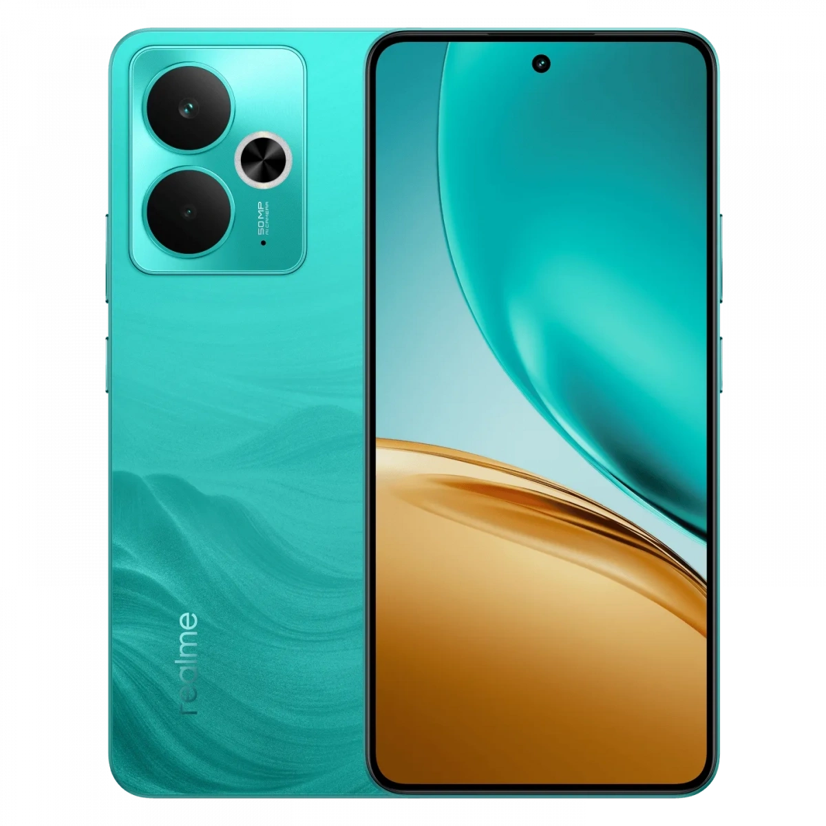 Смартфон Realme 14T 5G 8/256Гб Зелёный (RMX5078). Фото 1