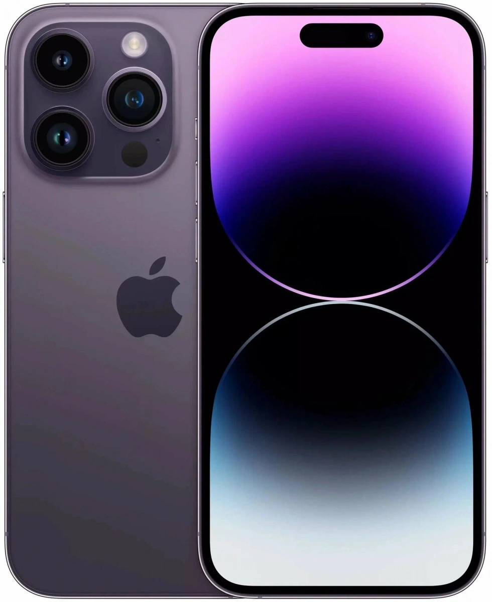 Смартфон Apple iPhone 14 Pro Max 128Gb Тёмно-фиолетовый (esim+sim) (Уцененный товар). Фото 2