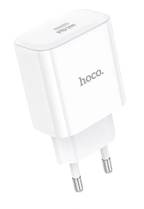 Сетевое зарядное устройство Hoco C76A Pro PD30W, Белое. Фото 1