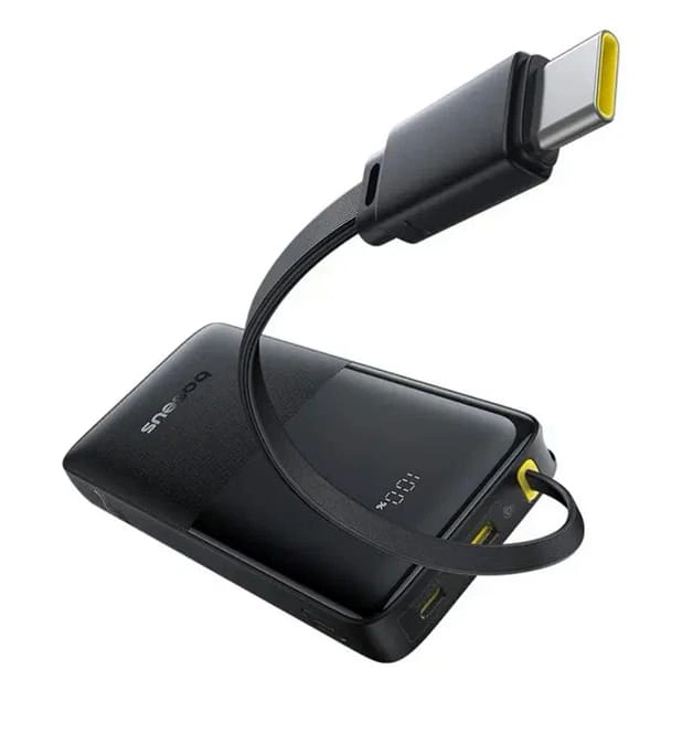 Внешний аккумулятор Baseus Bipow 2 Digital Display Power bank 20000mAh 20W, Чёрный (P10077101113-001). Фото 2