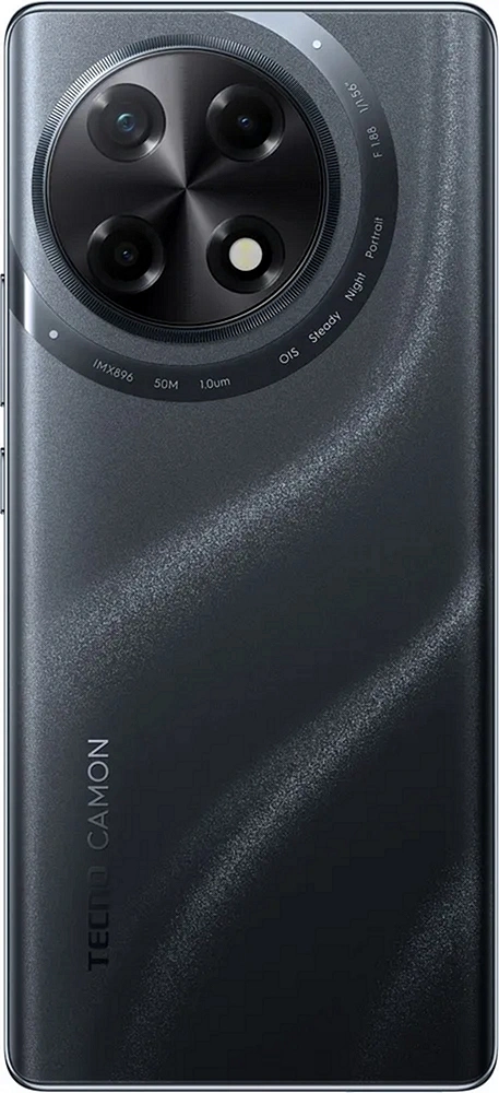 Смартфон Tecno Camon 30S 8/128Gb Celestial Black (CLA5). Фото 3