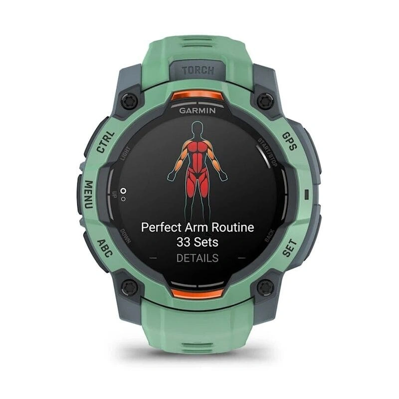 Умные часы Garmin Instinct 3 45mm, Amoled, Neo Tropic with Neo Tropic Silicone Band (010-02936-01). Фото 4