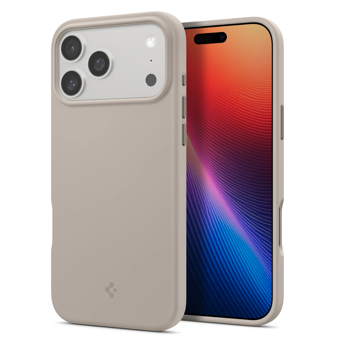 Накладка Spigen Silicone Fit (MagSafe) для iPhone 17 Pro Max, Бежевая (ACS10272). Фото 1