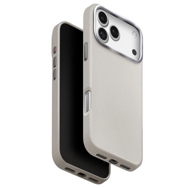 Накладка Uniq для iPhone 17 Pro Max Lyden (Magsafe), Серый (IP6.9P(2025)-LYDMCLAY). Фото 1