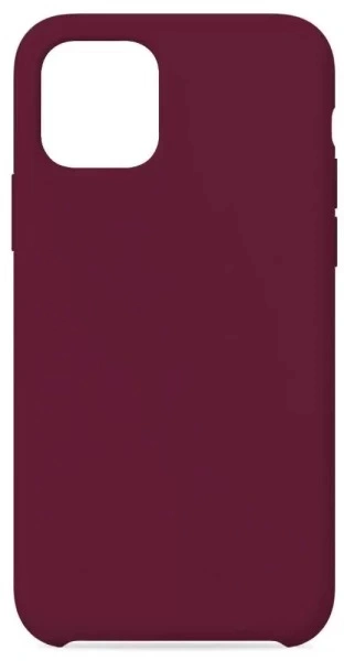 Накладка Silicone Case для iPhone 13, Винная. Фото 1