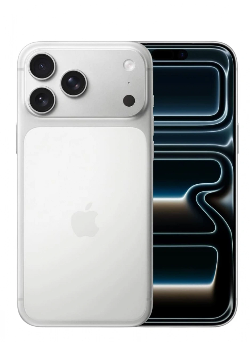 Смартфон Apple iPhone 17 Pro 256Гб, Серебристый (eSIM+SIM) (Без RuStore). Фото 1