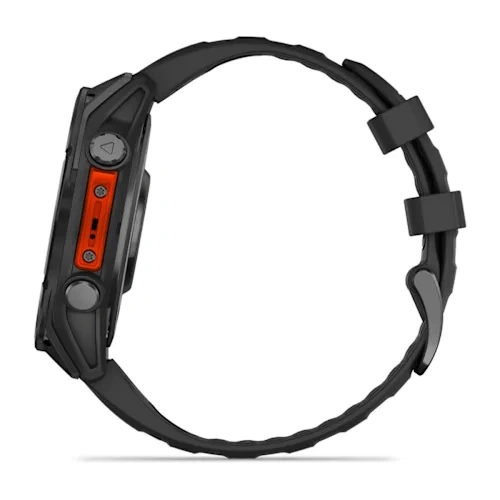 Умные часы Garmin Fenix 8 47mm, Slate Gray with Black Silicone Band. Фото 7