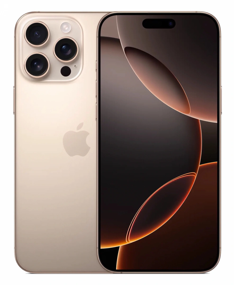 Смартфон Apple iPhone 16 Pro 128Гб Пустынный титан (eSIM) (Без RuStore). Фото 1