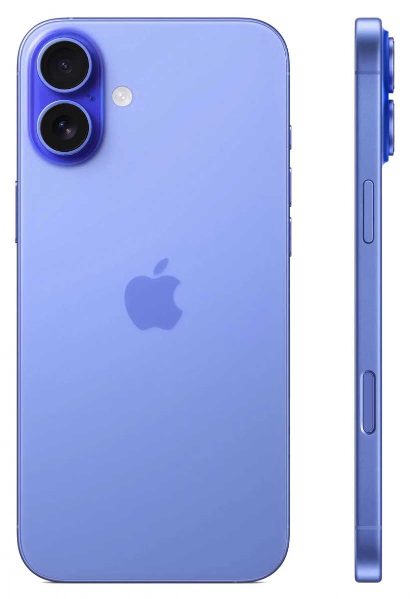 Смартфон Apple iPhone 16 256Gb Ultramarine (eSIM+SIM) (Без RuStore). Фото 2