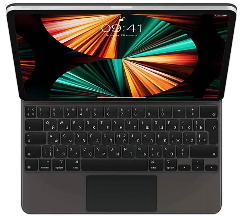 Клавиатура Apple Magic Keyboard для iPad Pro 12,9" (5th generation), Чёрная (MJQK3) . Фото 2