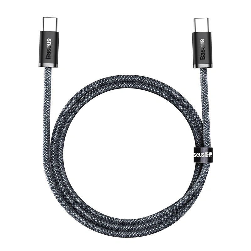 Кабель Baseus Dynamic Series Fast Charging Data Cable Type-C to Type-C 100W 2m, Cерый (CALD000316). Фото 1