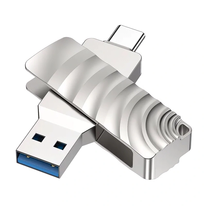 Накопитель Borofone BUD3 USB 3.0 + USB-C 128Gb. Фото 4
