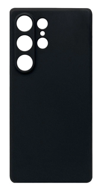 Накладка Silicone Case для Samsung Galaxy S25 Ultra, Чёрная. Фото 1