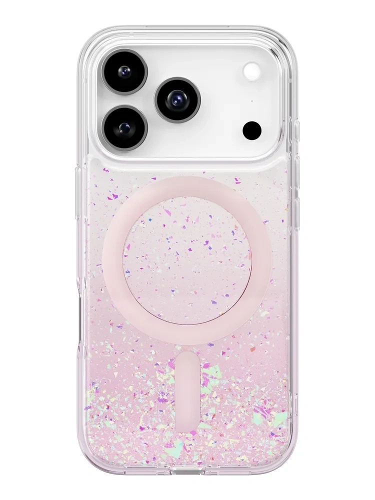 Накладка Uniq для iPhone 17 Pro COEHL Resin Rosara MagSafe, Розовая дымка (IP6.3P(2025)-ROSMPHAZ). Фото 1