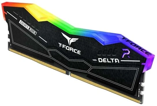 Оперативная память Team T-Force Delta RGB 32ГБ DDR5-6000 DIMM, CL38-38-38-78, Чёрный (FF3D532G6000HC38ADC01). Фото 2