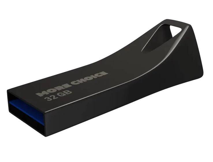 Накопитель More Choice MF32m 32GB USB 3.0 металлический корпус, Black. Фото 2